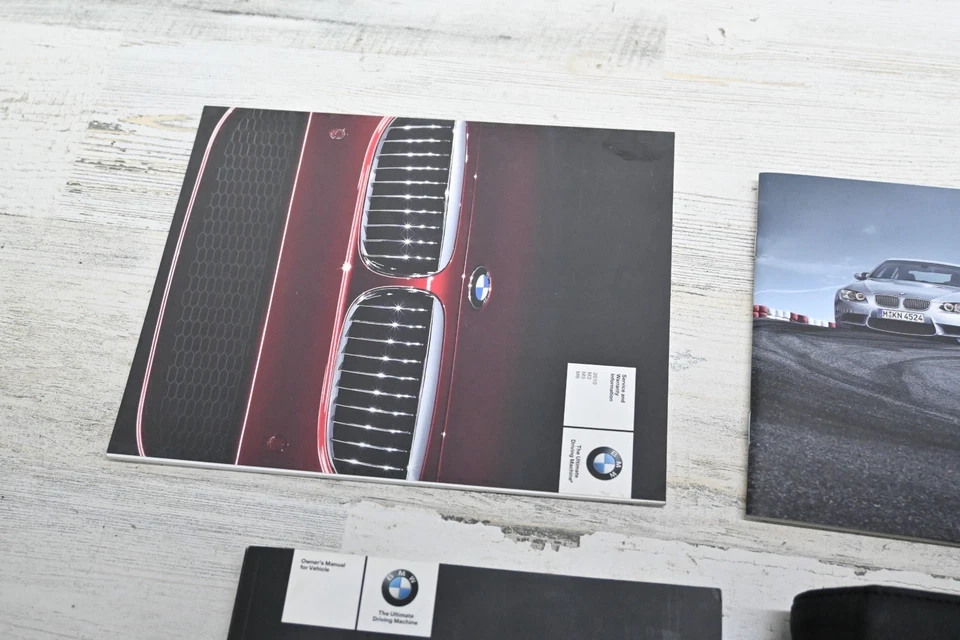 BMW E92 E93 M3 2010 manual del propietario operador guía del usuario conjunto de libros con estuche OEM Foto 3 de 4