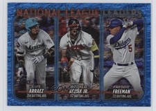 2024 Series 1 League Leaders Blue Holofoil Luis Arraez Ronald Acuna Jr Acuña 6o3