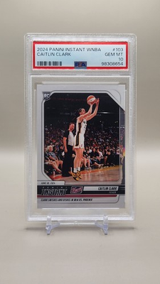 #ad 2024 Panini Instant WNBA #103 Caitlin Clark RC 3852 PSA 10 GEM MT $84.95
