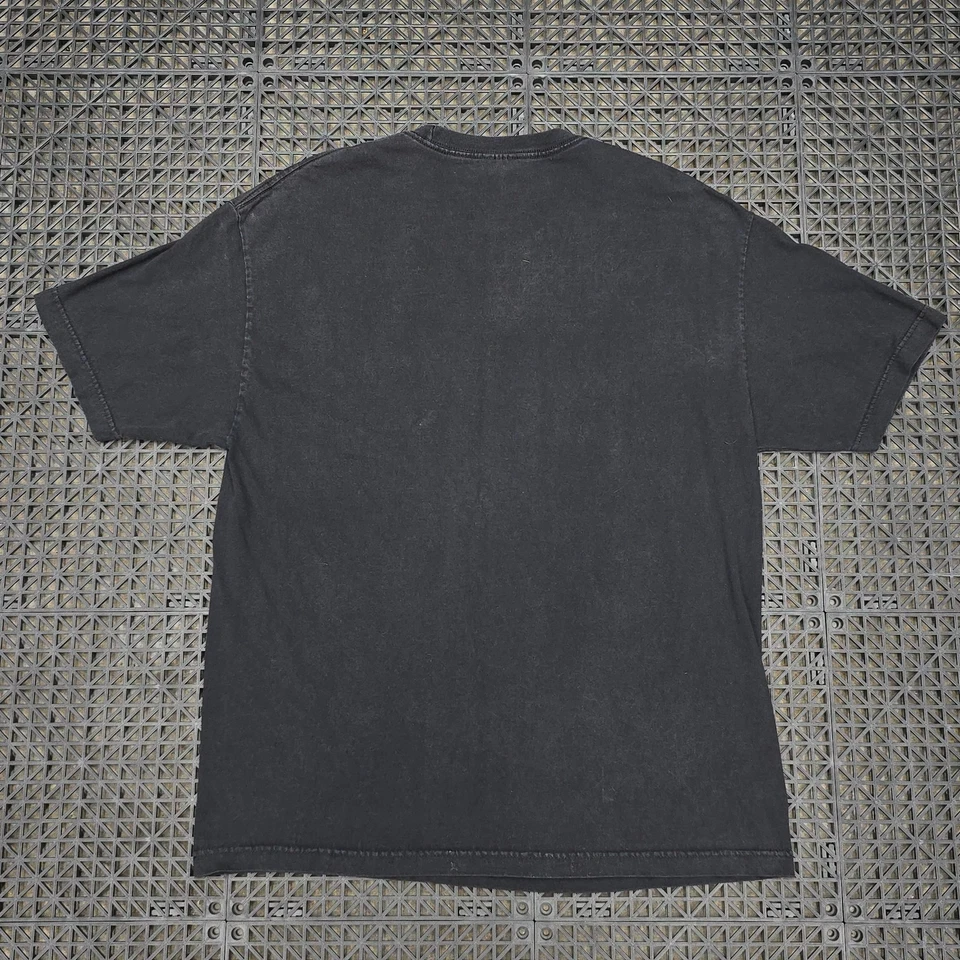 Camiseta De Colección Long Beach Antigua Inglesa Para Hombre XL Negra Manga Corta Y2k Foto 2 de 4