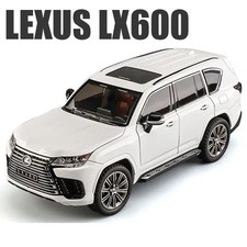 1:24 LEXUS LX600 SUV Alloy Diecast Car Model Sound Light Gift Toy Vehicle NEW