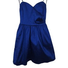 New Windsor Cocktail Party Mini Dress Blue Small, Shimmer, Pockets, So Cute!