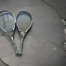 1 Prince Triple Threat Bandit 110 Tennis Racquet, 1 Prince CTS DB Synergy 26