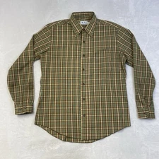Vintage H.I.S Flannel Shirt Men's Large USA Made Hiking Plaid Gorpcore Outdoor