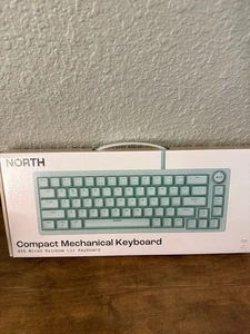 Clavier mécanique compact - Mint Green câblé arc-en-ciel allumé clavier