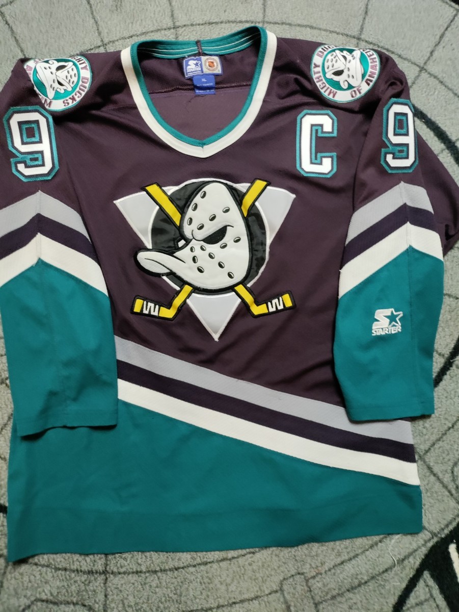 Nhl Hockey Anaheim Ducks 1993 Jersey Paul Kariya 1993 Mighty Ducks