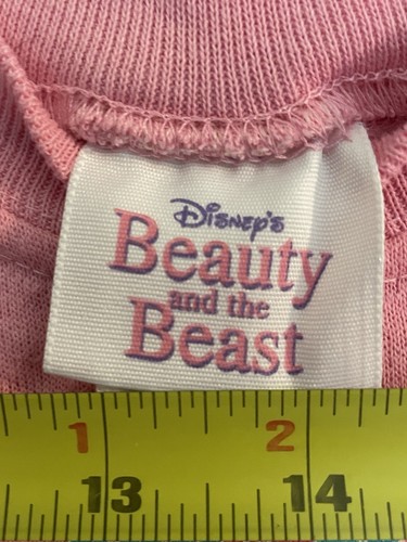 Vintage Disney Beauty and the Beast Youth Sweatshirt 4T Belle 90s - Picture 12 of 24