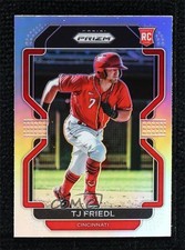 2022 Panini Prizm Tier II Silver Prizm TJ Friedl #200 0b3
