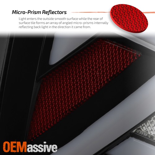 For 09-18 Dodge Ram 1500 2500 3500 3D LED Black Smoke Tail Light Pair Left+Right - Picture 10 of 11