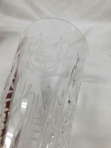 7/232 Waterford Crystal 12 Days of Christmas Crystal Goblet 10.5" ~ Partridge in - Picture 4 of 7