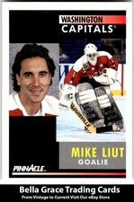 1991-92 Pinnacle Mike Liut #169 Washington Capitals NHL Hockey