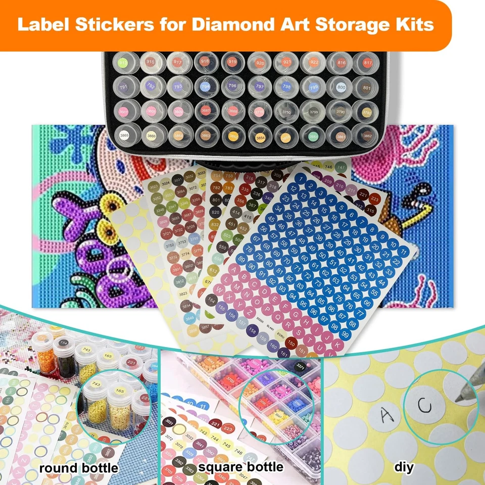 70 Slots Diamond Art Storage Containers, 5D Diamond Art Accessories and Tools... - Image 2 of 4