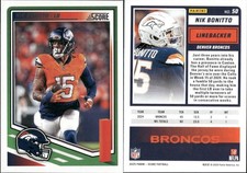 🏈 2025 Panini-Score - Nik Bonitto Broncos #50