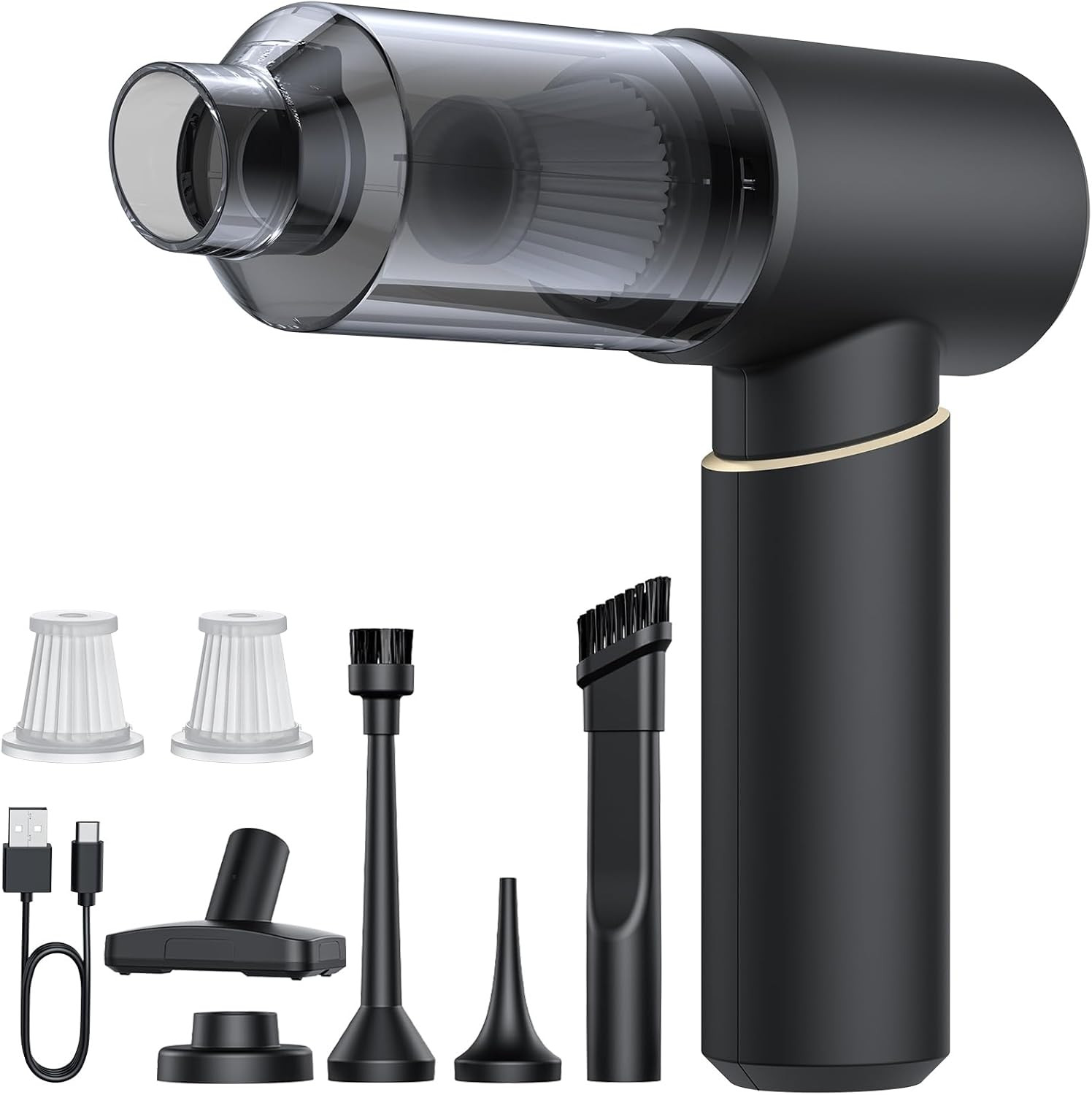 Mini Aspirapolvere Auto 16000Pa Brushless - Tecnologia Pro 4-in-1