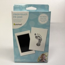 Pearhead Newborn Handprint or Footprint Clean Touch Ink Pad Baby Keepsake Craft