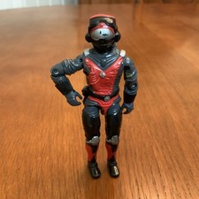 Vintage Hasbro GI Joe ARAH 1986 Cobra Strato Viper Night Raven Pilot 3.75”