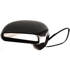 A-Premium Driver Side Power Mirror - Compatible With 2008-2011 Nissan Versa, Black Manual Fold