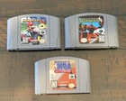 New ListingNintendo 64 Lot Of (3) - Classic N64 Games- All Tested And Working! Mario Kart