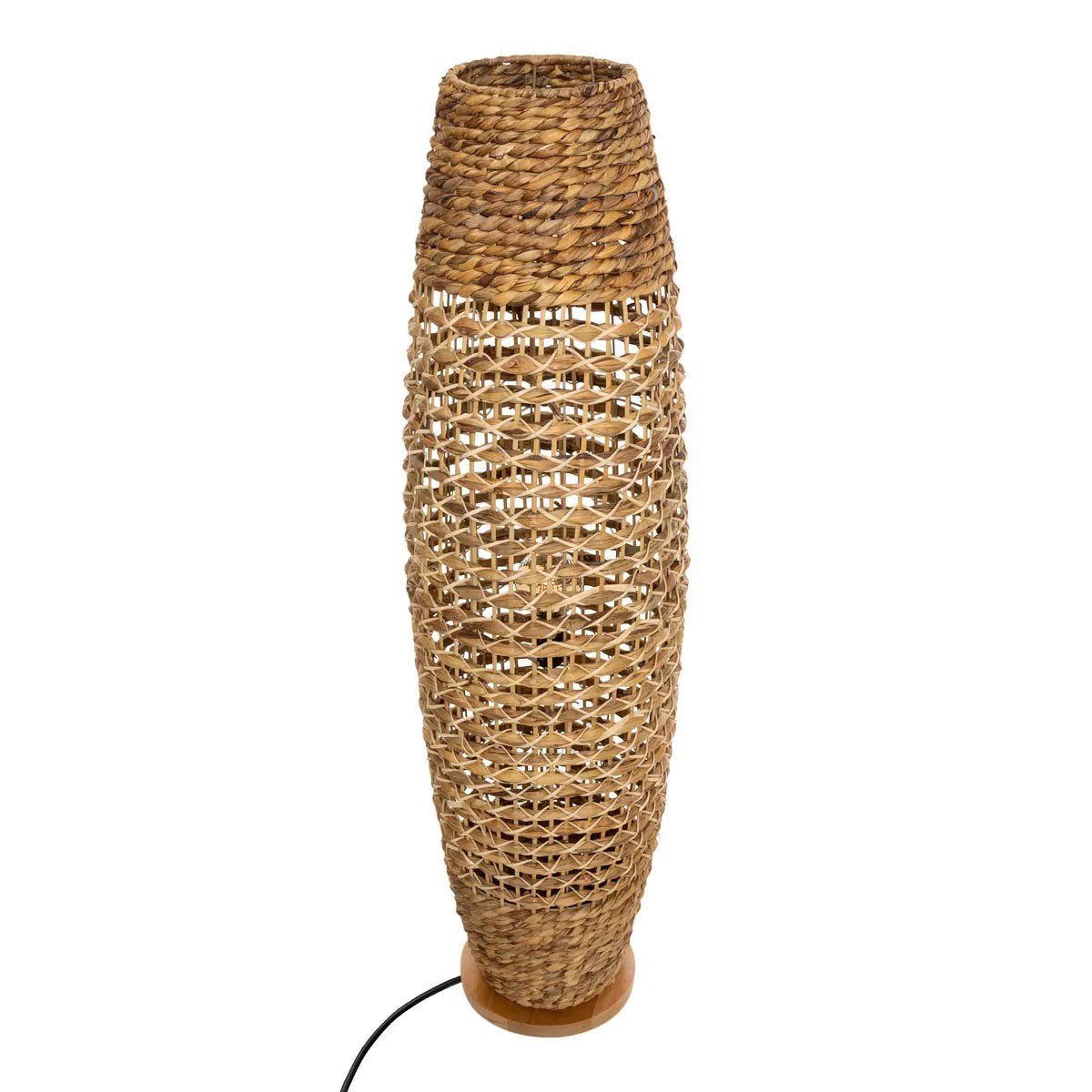 Lampadaire déco sans pied 118cm naturel pour éclairer les petits salons