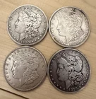 Lot Of 4 Morgan Silver Dollars