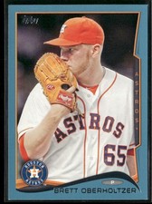 2014 Topps Brett Oberholtzer #115 Blue Houston Astros