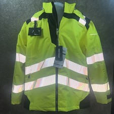 PORTWEST PW3 HI-VIS WINTER JACKET   PW365 Safety Rain Reflective Men Large NWT
