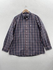 Ariat Pro Men  s XL Plaid Embroidered Logo Long Sleeve Button Up Shirt