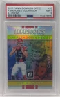 2017 DONRUSS OPTIC ILLUSIONS #20 PATRICK MAHOMES ROOKIE  & LEN DAWSON PSA 9 RC