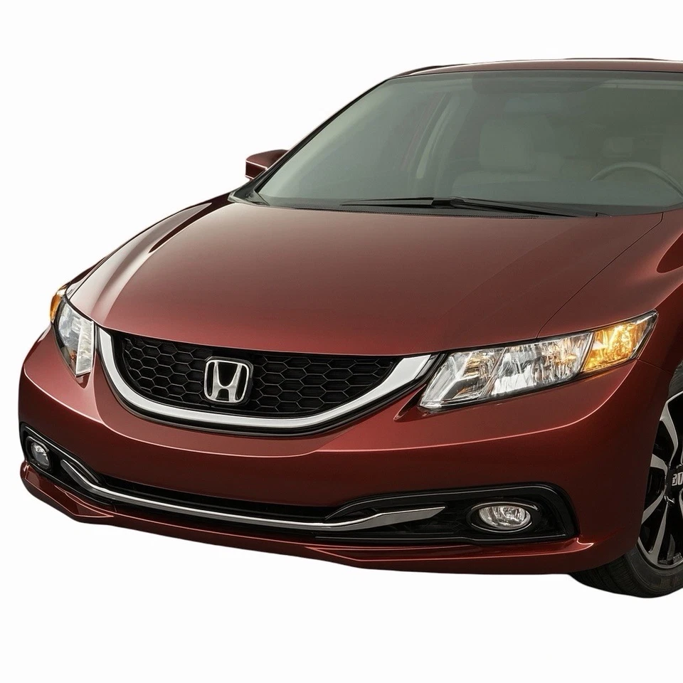 Honda Civic 2009-2021 sedán de 4 puertas ajuste parrilla delantera emblema 75700-TF0-000 OEM cromo Foto 4 de 4