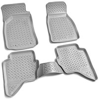 Gummi Fussmatten Passend FüR Ford Ranger Mazda BT-50 | BJ 2006-2012 | Grau