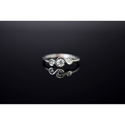 Bella Luce Diamantring - 585er Weißgold - Diamanten ca. 0.30 ct. - Ringgröße 54