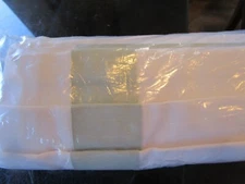 Pottery Barn Grosgrain ribbon Cordless Blackout Roman Shade porcelain blue 44 64