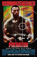 Predator movie poster : 11 x 17 inches : Arnold Schwarzenegger poster