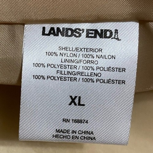 Lands’ End 3-In-1 Systems Jacket XL Tan 3 Ways To Wear Closet Essential NWT - Picture 11 of 12