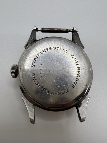 Orologio Helma Altus Molto raro Militare Seconda Guerra Mondiale Svizzero Completo Originale Non Funzionante - Foto 4 di 5