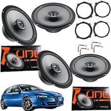 Kit 4 Altoparlanti Casse Hertz X165 Anteriori e Posteriori per Alfa Romeo 147