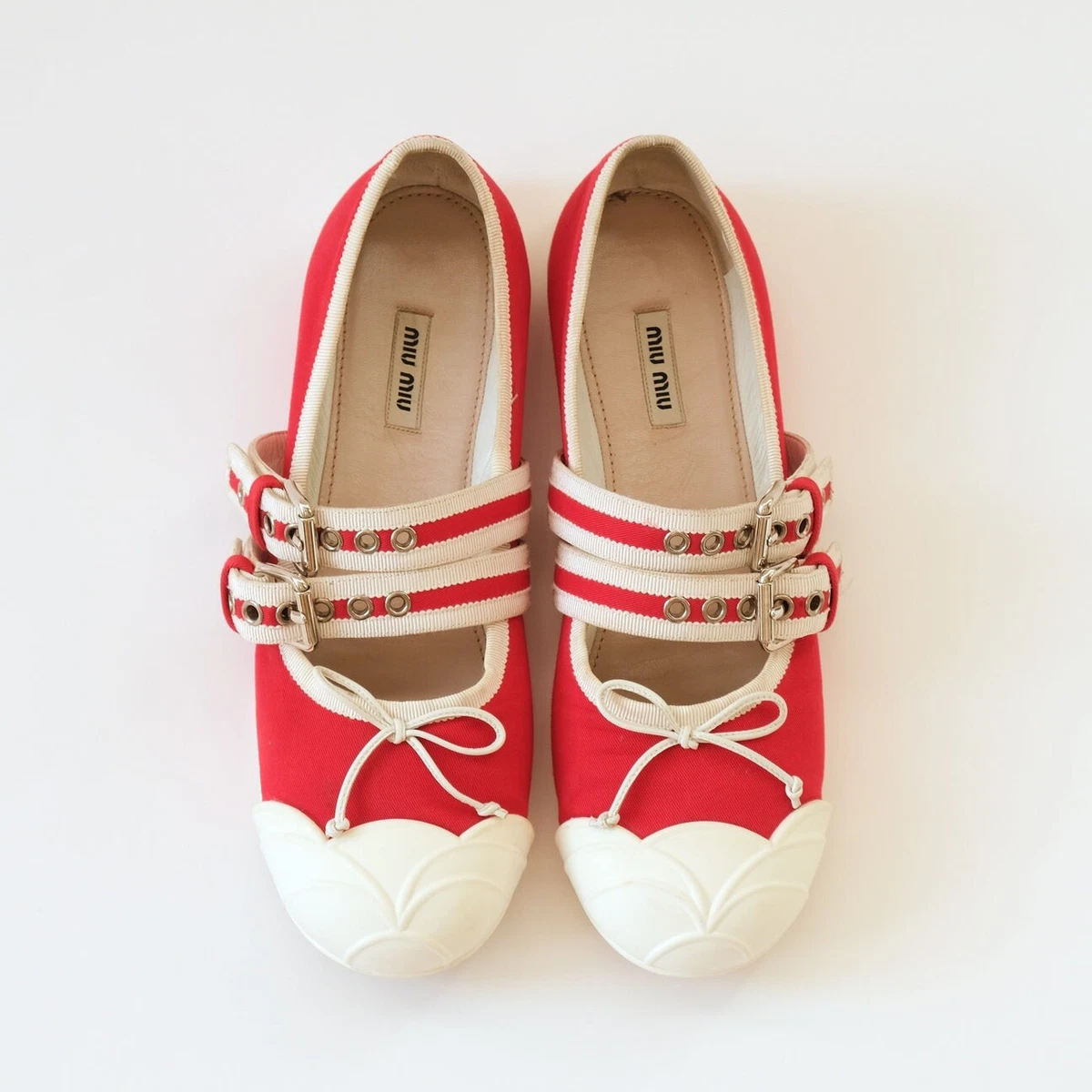 Buckle Ballet Miu Miu Flats for Women for sale | eBay