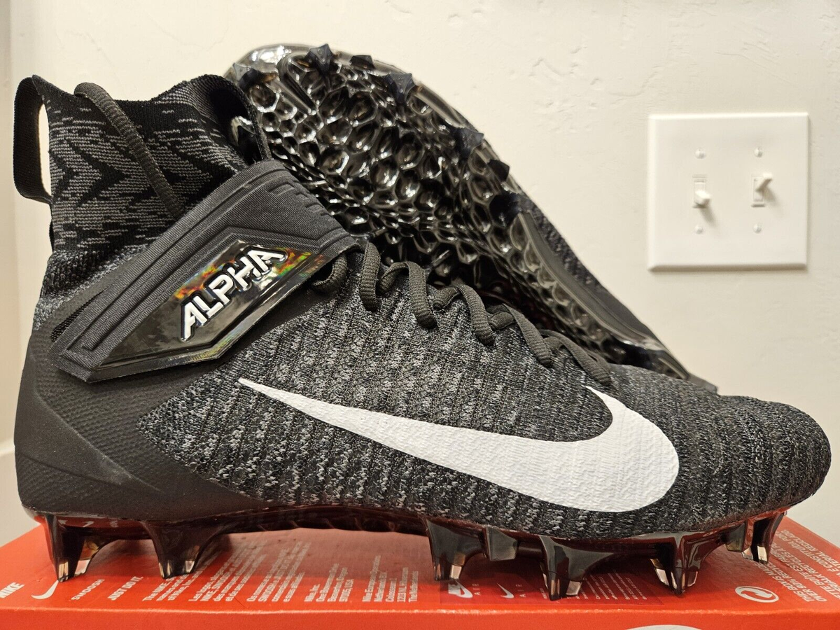 Nike Alpha Menace Elite 2 Cleats Black White AO3374-001 Mens Size 13 NEW Nike Alpha Menace Elite 2 Black/White AO3374-001 Men main image 4