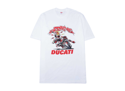 Supreme x Ducati Bike Tee Black White 2colors SS24 Size S- XXL New