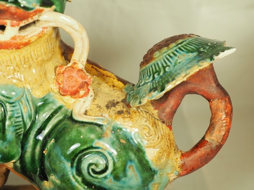 CHIEN DE FO ANCIEN CHINESE ANTIQUE DOG CERAMIC - Imagen 5 de 21