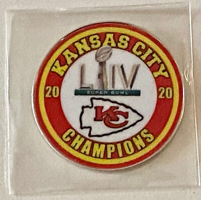 KC Chiefs 2020 - Super Bowl Champions - NFL  Pro size 32mm - Golf Ball Marker