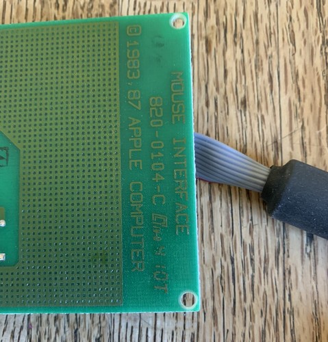 Apple Computer Mouse Interface Card 670-0030-F With Mouse M0100 - Picture 10 of 13