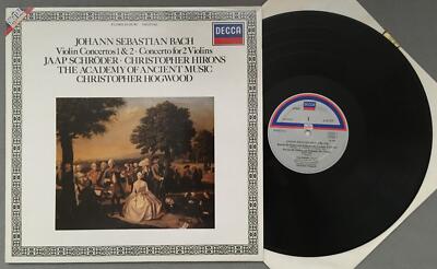 O281 Bach Violin Concertos Schröder Hogwood DECCA 6.42759 AZ Digital Stereo