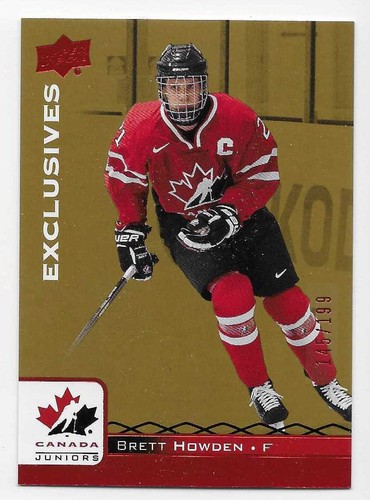 17/18 UD TEAM CANADA JUNIORS EXCLUSIVES PARALLEL /199 (#1-100) U-Pick From List - Picture 58 of 61