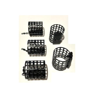 5 x Round Fishing Feeder Swimfeeder Metal 20g for bait Groundbait etc