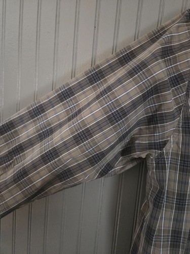 Camicia a scatto CARHARTT XL uomo 100% cotone stile flanella manica lunga marrone - Foto 15 di 19