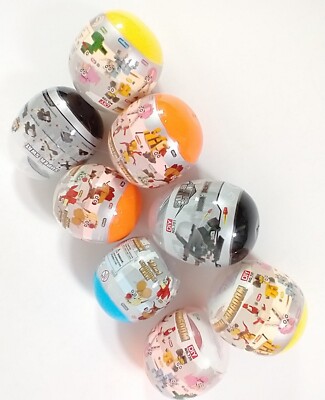 LOT OF 8  Mini + Block Building Blocks Egg NEW