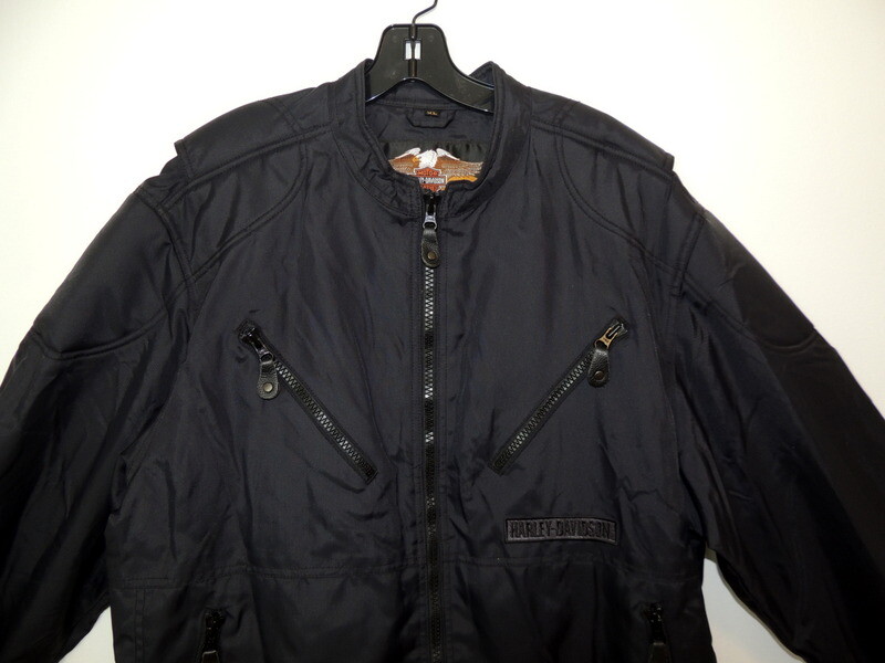 Harley-Davidson ブラックジャケット XL Harley-Davidson Men's '80s Tank Twill Long Sleeve Jacket