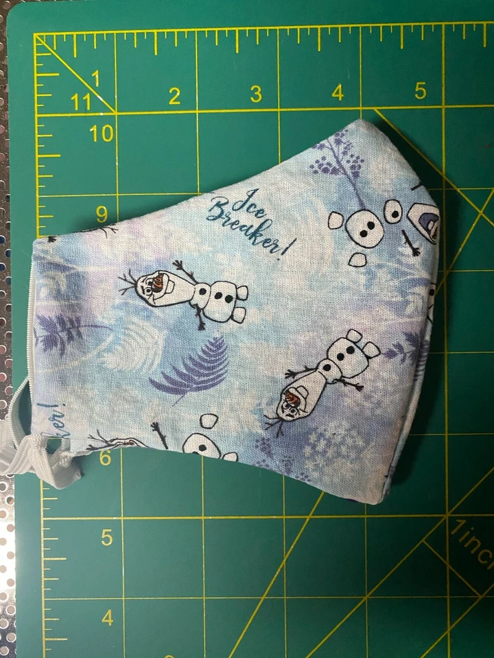 Olaf - Frozen taillierte Gesichtsmaske Baumwolle waschbar Disneys Olaf - Bild 2 von 4