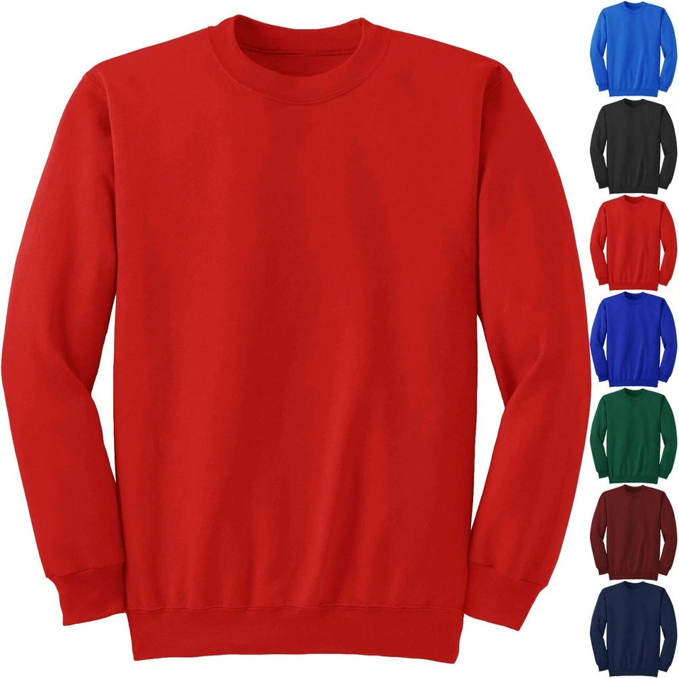 KINDER JUNGEN MÄDCHEN SWEAT SHIRT SCHULUNIFORM PULLI PULLOVER ANGERAUT FLEECE OBERTEILE